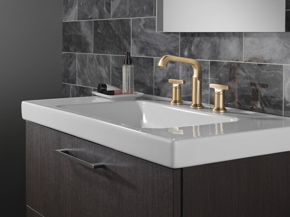 Delta Tetra 35587 Two Handle Widespread Bathroom Faucet