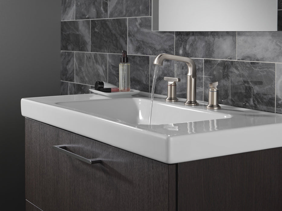 Delta Tetra 35587 Two Handle Widespread Bathroom Faucet