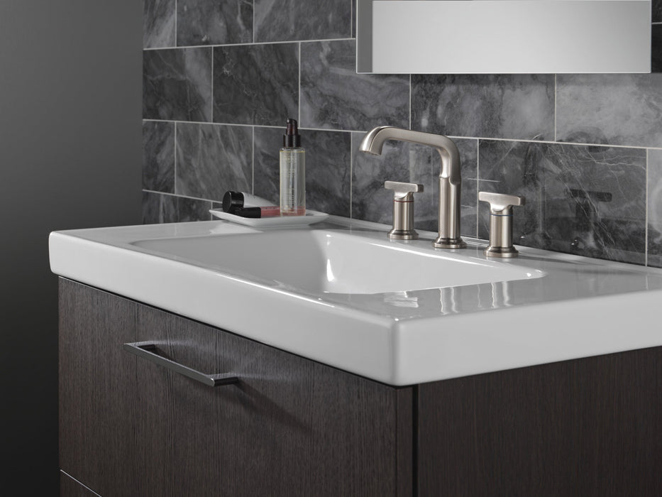 Delta Tetra 35587 Two Handle Widespread Bathroom Faucet