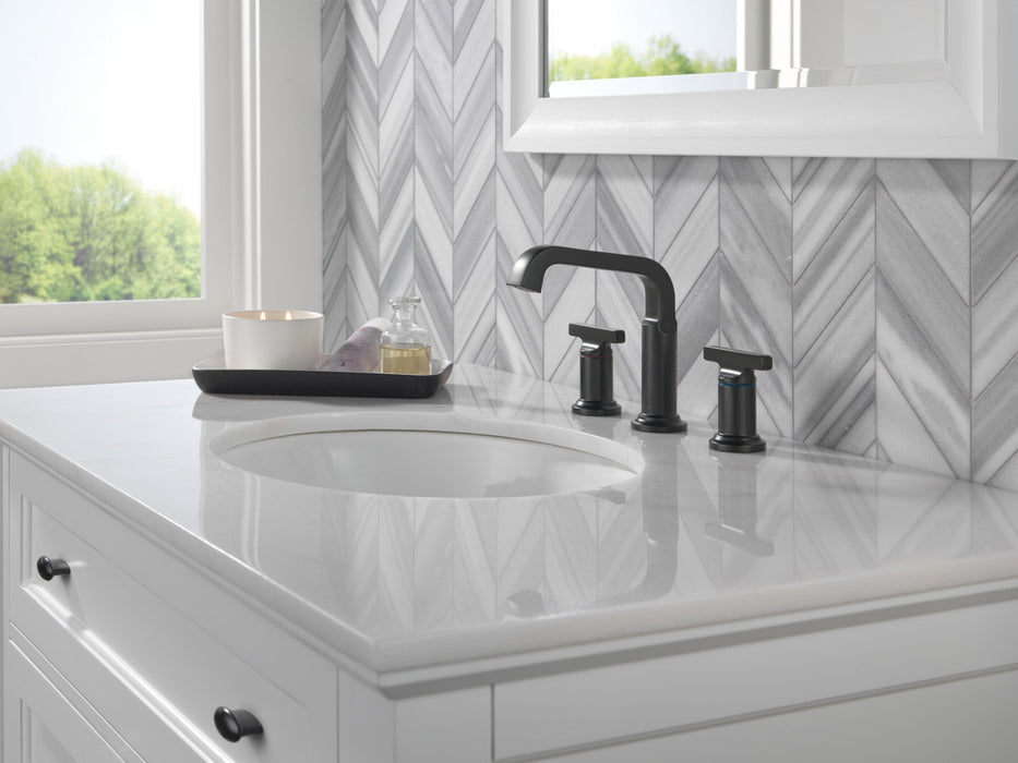 Delta Tetra 35587 Two Handle Widespread Bathroom Faucet