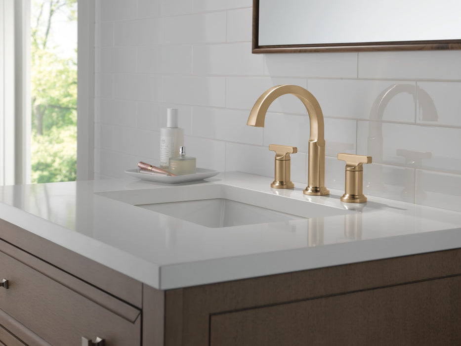 Delta Tetra 355887 Two Handle Widespread Bathroom Faucet