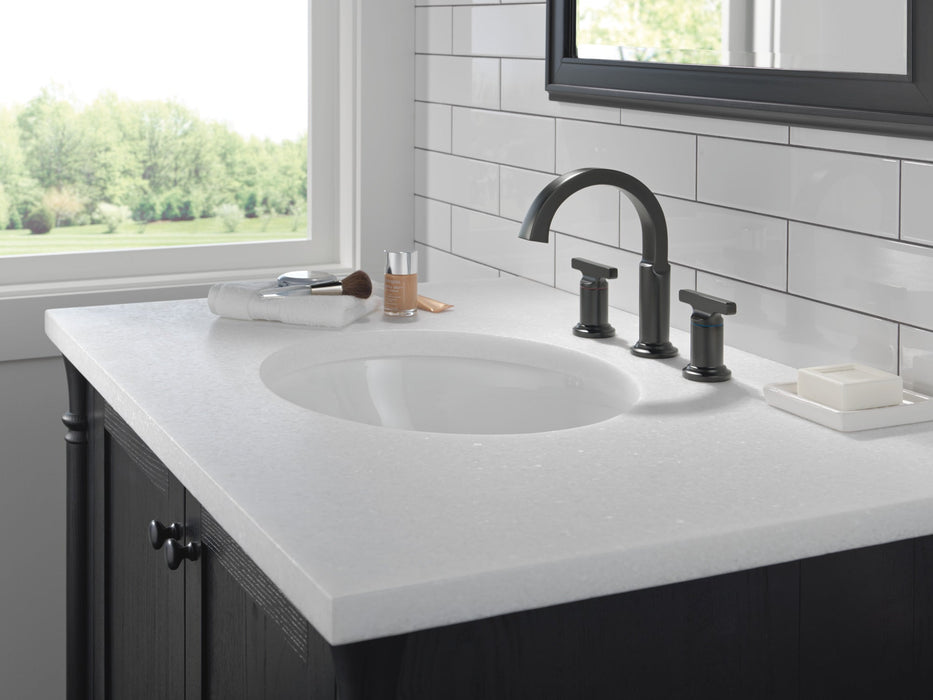 Delta Tetra 355887 Two Handle Widespread Bathroom Faucet