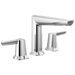 Delta Galeon 3571 Two Handle Widespread Bathroom Faucet, lumicoat chrome