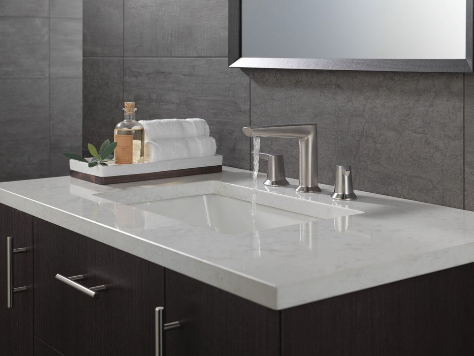 Delta Galeon 3571 Two Handle Widespread Bathroom Faucet, lumicoat stainless - view 3
