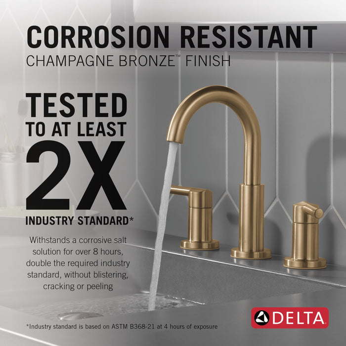 Delta Nicoli 35749LF Two Handle Widespread Bathroom Faucet