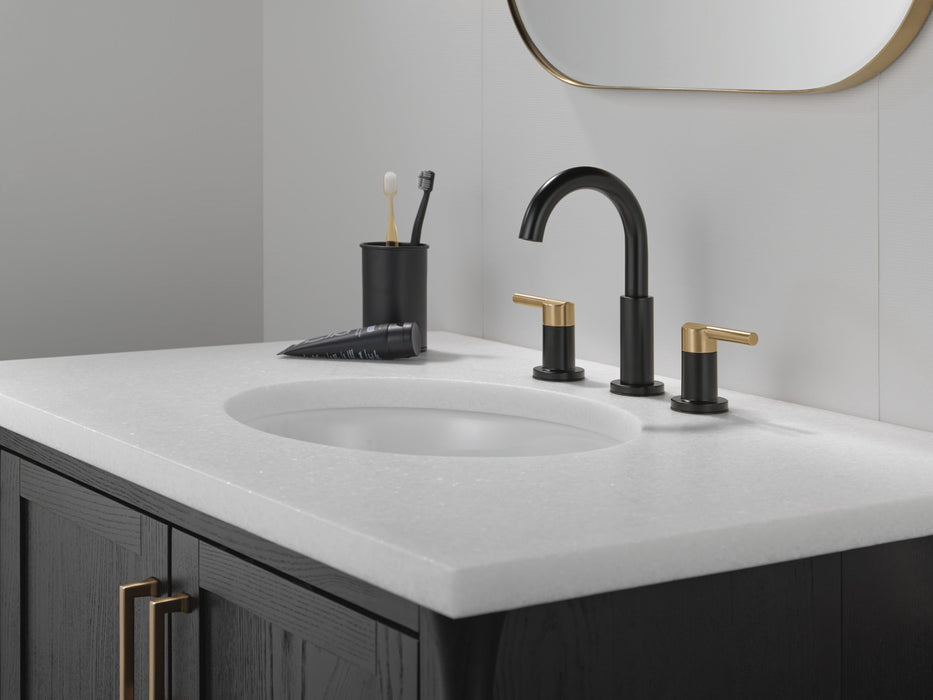 Delta Nicoli 35749LF Two Handle Widespread Bathroom Faucet