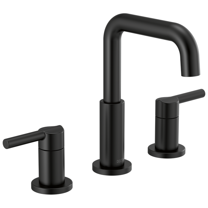 Delta Nicoli 35849LF Two Handle Widespread Bathroom Faucet, matte black