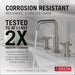 Delta Nicoli 35894LF Two Handle Widespread Bathroom Faucet, stainless - view 5