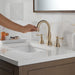 Delta Cassidy 3597 Two Handle Widespread Pull Down Bathroom Faucet, champagne bronze - view 2