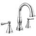 Delta Cassidy 3597 Two Handle Widespread Pull Down Bathroom Faucet, chrome