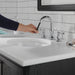 Delta Cassidy 3597 Two Handle Widespread Pull Down Bathroom Faucet, chrome - view 5