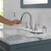Delta Cassidy 3597 Two Handle Widespread Pull Down Bathroom Faucet, stainless - view 4
