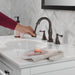Delta Cassidy 3597 Two Handle Widespread Pull Down Bathroom Faucet, venetian bronze - view 2