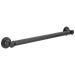 Delta BathSafety 41624 24" Traditional Decorative ADA Grab Bar, matte black