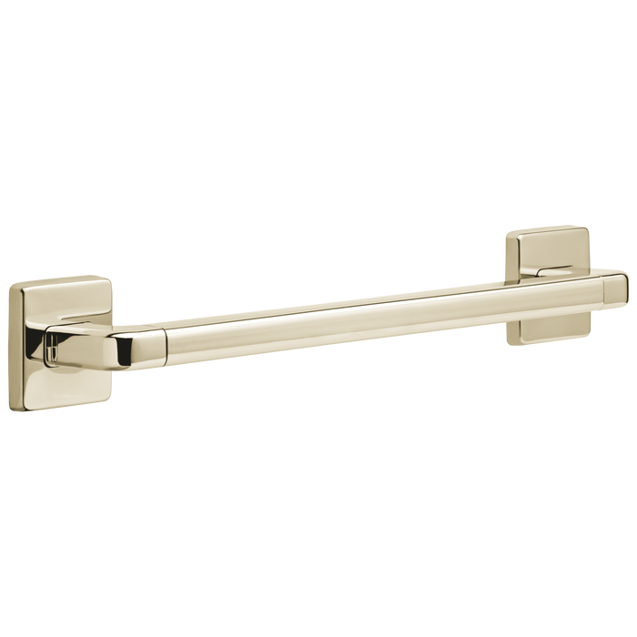 Delta BathSafety 41918 18" Angular Modern Decorative ADA Grab Bar, polished nickel