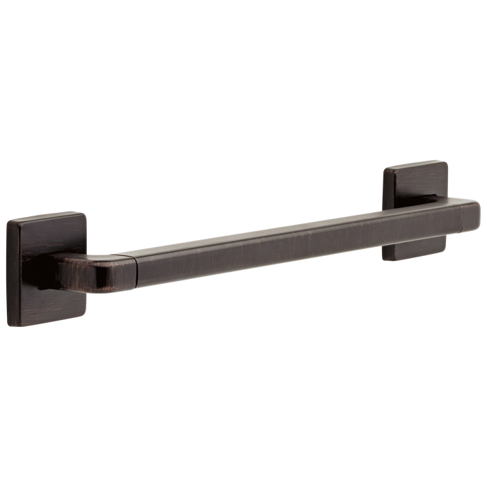Delta BathSafety 41918 18" Angular Modern Decorative ADA Grab Bar, venetian bronze