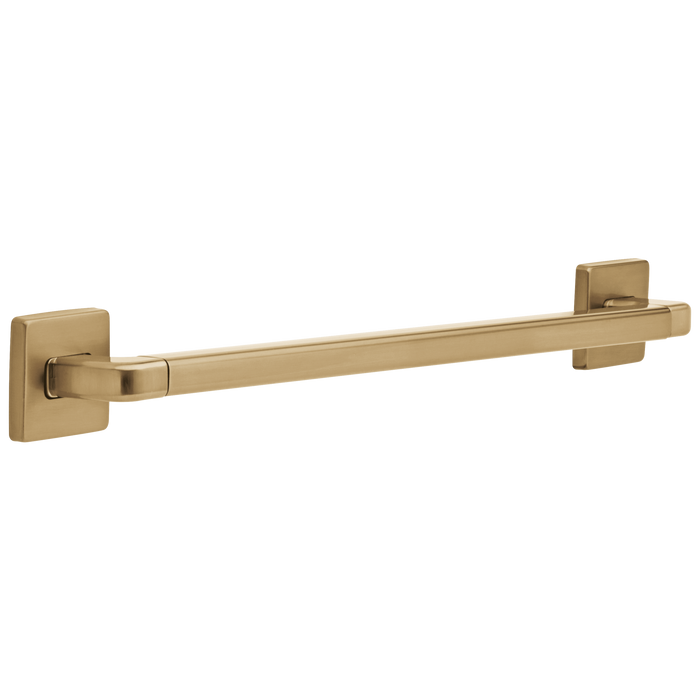 Delta BathSafety 41924 24" Angular Modern Decorative ADA Grab Bar, champagne bronze