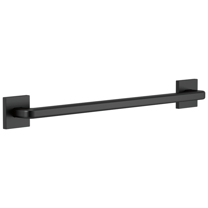 Delta BathSafety 41924 24" Angular Modern Decorative ADA Grab Bar, matte black