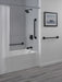Delta BathSafety 41924 24" Angular Modern Decorative ADA Grab Bar, matte black - view 2