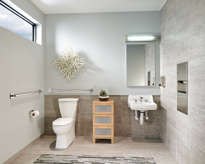 Delta BathSafety 41936 36" Angular Modern Decorative ADA Grab Bar, chrome - view 4
