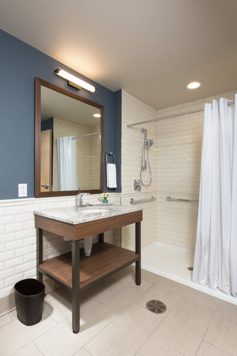 Delta Pivotal 41942 42" Angular Modern Decorative ADA Grab Bar, chrome - view 3