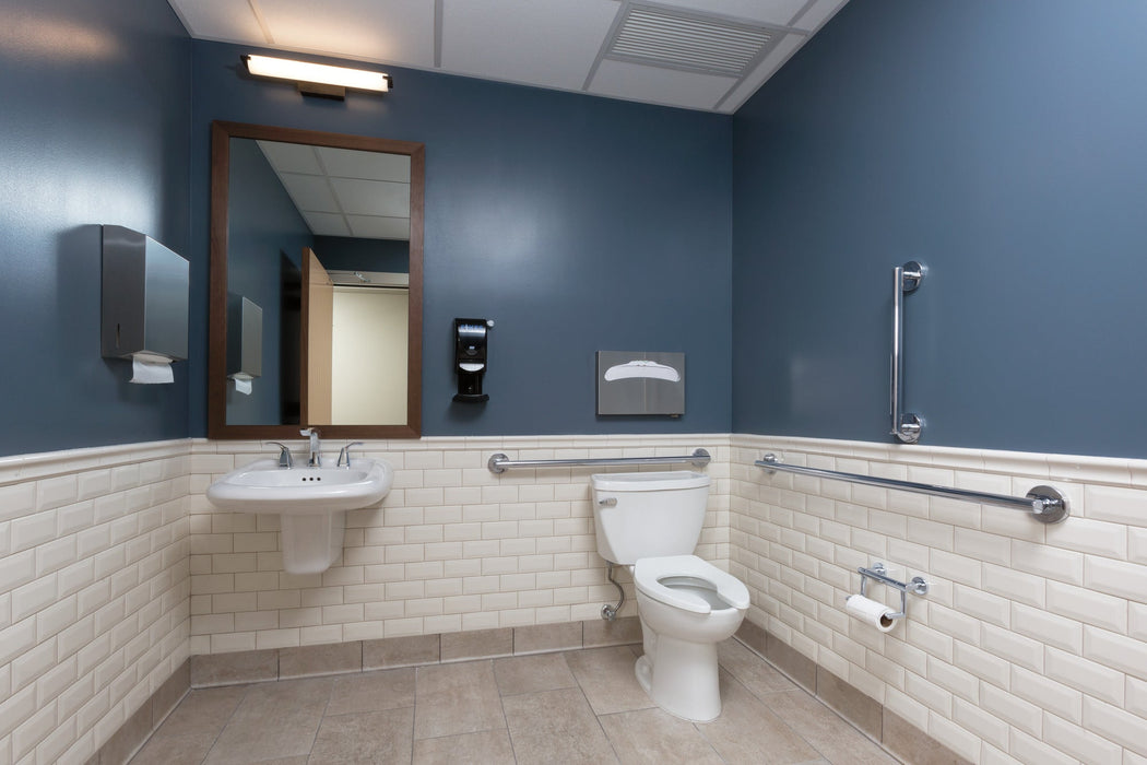 Delta Pivotal 41942 42" Angular Modern Decorative ADA Grab Bar, chrome - view 4