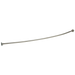 Delta 42206 1" x 6' Curved Shower Rod with Brackets, 6" Bow, chrome