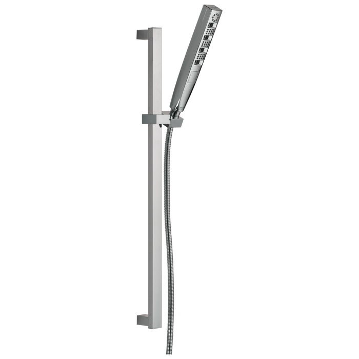 Delta Universal Showering Components 51140 H2OKINETIC Hand Shower 1.75 GPM w/Slide Bar 4S, lumicoat chrome