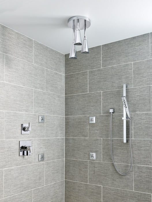 Delta Universal Showering Components 51140 H2OKINETIC Hand Shower 1.75 GPM w/Slide Bar 4S, lumicoat chrome - view 3