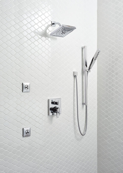 Delta Universal Showering Components 51140 H2OKINETIC Hand Shower 1.75 GPM w/Slide Bar 4S, lumicoat chrome - view 4