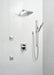 Delta Universal Showering Components 51140 H2OKINETIC Hand Shower 1.75 GPM w/Slide Bar 4S, lumicoat chrome - view 4