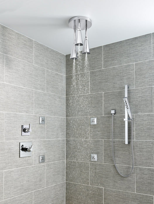 Delta Universal Showering Components 51140 H2OKINETIC Hand Shower 1.75 GPM w/Slide Bar 4S, lumicoat chrome - view 5