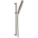 Delta Universal Showering Components 51140 H2OKINETIC Hand Shower 1.75 GPM w/Slide Bar 4S, lumicoat stainless