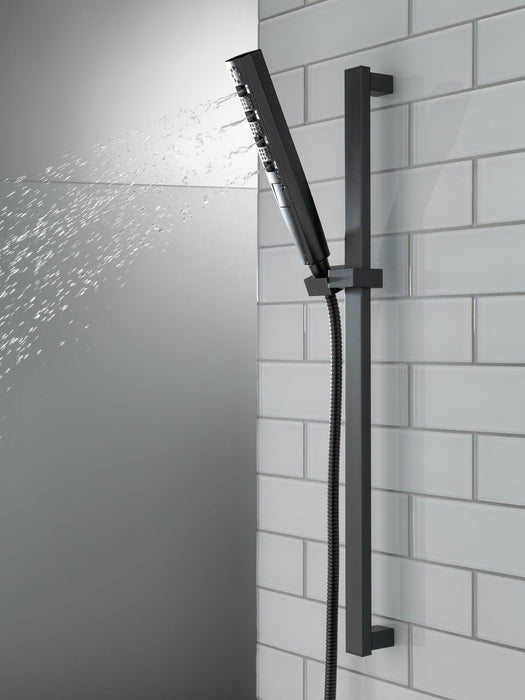 Delta Universal Showering Components 51140 H2OKINETIC Hand Shower 1.75 GPM w/Slide Bar 4S, matte black - view 4