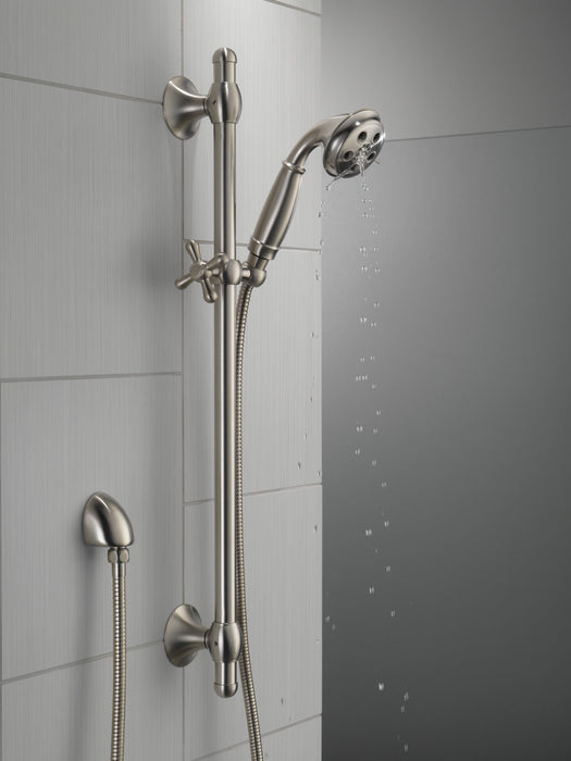 Delta Universal Showering Components 51308 H2OKINETIC 3-Setting Slide Bar Hand Shower, stainless - view 3