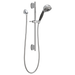 Delta Universal Showering Components 51559 H2OKINETIC 5-Setting Slide Bar Hand Shower, chrome - view 2