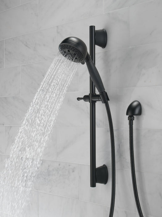 Delta Universal Showering Components 51559 H2OKINETIC 5-Setting Slide Bar Hand Shower, matte black - view 4