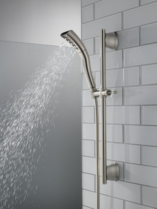 Delta Universal Showering Components 51579 H2OKINETIC Single-Setting Slide Bar Hand Shower, stainless - view 3
