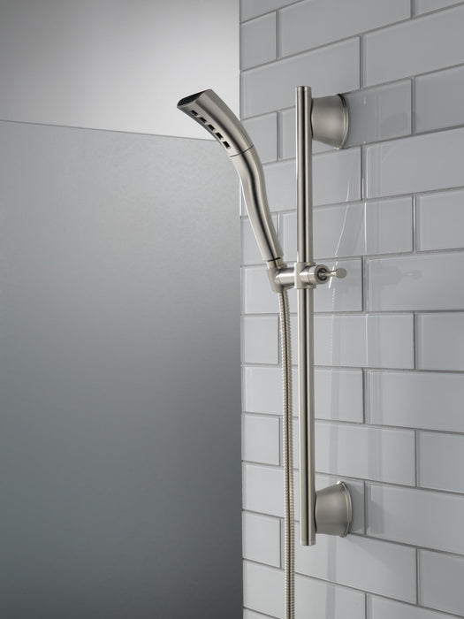 Delta Universal Showering Components 51579 H2OKINETIC Single-Setting Slide Bar Hand Shower, stainless - view 4