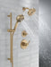 Delta Universal Showering Components 51584 7-Setting Slide Bar Hand Shower with Cleaning Spray, lumicoat champagne bronze...