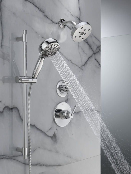 Delta Universal Showering Components 51584 7-Setting Slide Bar Hand Shower with Cleaning Spray, lumicoat chrome - view 4