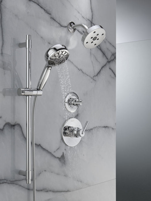 Delta Universal Showering Components 51584 7-Setting Slide Bar Hand Shower with Cleaning Spray, lumicoat chrome - view 5