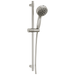 Delta Universal Showering Components 51584 7-Setting Slide Bar Hand Shower with Cleaning Spray, lumicoat stainless