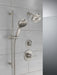 Delta Universal Showering Components 51584 7-Setting Slide Bar Hand Shower with Cleaning Spray, lumicoat stainless - view 4