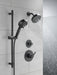 Delta Universal Showering Components 51584 7-Setting Slide Bar Hand Shower with Cleaning Spray, matte black - view 3