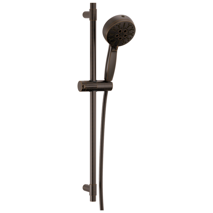 Delta Universal Showering Components 51584 7-Setting Slide Bar Hand Shower with Cleaning Spray, venetian bronze