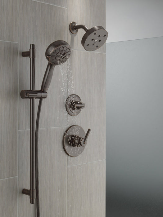Delta Universal Showering Components 51584 7-Setting Slide Bar Hand Shower with Cleaning Spray, venetian bronze - view 3