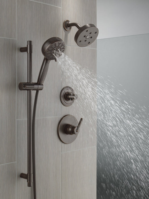 Delta Universal Showering Components 51584 7-Setting Slide Bar Hand Shower with Cleaning Spray, venetian bronze - view 4