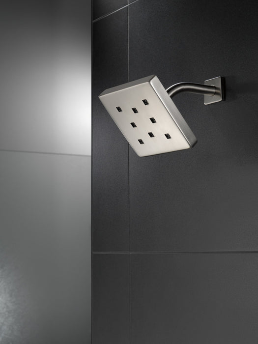 Delta Universal Showering Components 52171 H2OKINETIC Single-Setting Metal Raincan Shower Head, lumicoat stainless - view 3