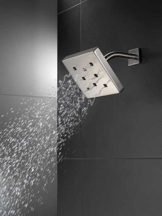 Delta Universal Showering Components 52171 H2OKINETIC Single-Setting Metal Raincan Shower Head, lumicoat stainless - view 4